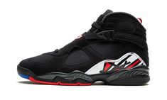 The Air Jordan 8 “Playoffs 2023” is the modern re-release of an original colorway of Michael Jordan’s eighth signature shoe that was worn by Jordan with the Chicago Bulls during the 1993 NBA Playoffs.  The Jordan 8 “Playoffs” is a classic and beloved colorway of the vintage basketball shoe and, on this 2023 iteration of the design, it features all the same details that made the original version a legendary sneaker back in the day.  The shoe is complete with a black synthetic nubuck upper with su Air Jordan 8 Retro, Nike Air Jordan 8, Air Jordan 8, Nike X Travis Scott, Jordan 8, Jordan 2, Mens Fashion Streetwear, Streetwear Sneakers, Yeezy Shoes