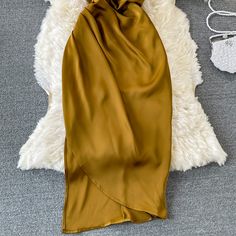 Materials: other Size: s, m, l, XL Color: Ginger Wrap Skirt, Ginger, Split, Skirt, Color