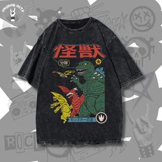 Retro T-Shirt, Oversized Streetwear, Black Grunge Punk Emo Rock Clothing, Harajuku Style. ➡️ This vintage retro washed cotton T-shirt is the perfect way to express your unique style. Crafted from high-quality soft cotton, it's comfortable to wear and features a relaxed fit. You can choose from our selection of aesthetic gothic, grunge, and Y2K prints to get a truly unique T-shirt. 🎁 The perfect gift for fans and enthusiasts of grunge, punk, rock, gothic, and emo. ➡️ Features: ・Made of Cotton. ・ Y2k Crew Neck T-shirt With Character Print, 90s Anime Print Crew Neck T-shirt, Unisex Character Print T-shirt For Streetwear, Grunge Cartoon Print T-shirt For Streetwear, Black Harajuku T-shirt With Anime Print, Black Y2k Anime Print T-shirt, Harajuku Style Crew Neck Top With Graffiti Print, Oversized Harajuku Style Graphic Top, Oversized Harajuku Style Top With Graphic Design