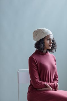 A handsome pattern you can adapt for anyone, the Furrow hat gives you options for four different design details to mix and match as you please. Knit it in Shelter, Ranch 01, or Quarry; choose a beanie fit or add height for a slouchy silhouette; split the garter brim or work it in the round; add a jolly top loop — or don’t. The rhythmic cable and moss-stitch motif is easy to memorize as you work up to the crown decreases. Worsted and chunky-weight versions are charted separately. Pair it with Fur Fitted Beanie Bonnet For Cold Weather, Beanie Fits, Brooklyn Tweed, Cable Hat, Moss Stitch, Long Johns, Hat Patterns, Worsted Weight, Hat Pattern