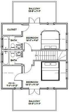 the floor plan for a two bedroom, one bath apartment with an attached bathroom and living room