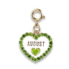 Personalize the perfect gift that tells their story with a CHARM IT! August Birthstone Charm! Add this charm to any CHARM IT! bracelet or necklace and customize her collection! features & materials Swivels Enamel, Glass, Base Metal WARNING: Choking Hazard - Small parts. Not for children under 3 years. Green Charms Jewelry Perfect For Gifts, Anniversary Jewelry With Removable Heart Charms, Personalized Enamel Jewelry For Gift, Personalized Enamel Jewelry For Gifts, Personalized Enamel Jewelry For Anniversary, May Birthstone Pendant Jewelry With Charms, Friendship Jewelry With Removable Charms, Friendship Green Jewelry With Charms, Green Charms Jewelry For Friendship