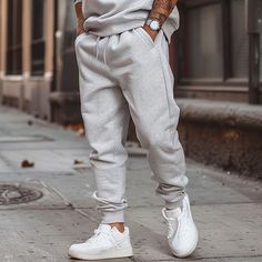 Season:Spring   Fall,Winter; Fabric:Polyester; Gender:Men's; Style:Sports,Fashion; Elasticity:Micro-elastic; Occasion:Daily,Work,Outdoor; Fit Type:Regular Fit; Function:Breathable,Soft; Waistline:Mid Waist; Pattern:Plain; Design:Drawstring,Elastic Waist; Pants Type:Sweatpants,Trousers,Joggers,Casual Pants; Fly Type:Drawstring,Elasticity; Front page:FF; Listing Date:07/24/2024; Pants Length:Full Length Baggy Leisure Sportswear Pants, Sportswear Bottoms With Drawstring For Leisure, Baggy Sportswear Bottoms With Drawstring, Sportswear Pants With Pockets For Leisure, Baggy Drawstring Sportswear Bottoms, Leisure Sportswear Pants With Pockets, Gray Drawstring Pants For Winter, Leisure Sportswear Pants, Winter Gray Drawstring Pants