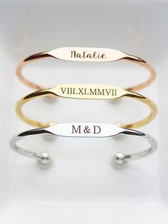 Engraved Bracelet Engraved Bracelet Personalized by TomDesign Engraved Rose Gold Bangle Cuff Bracelet, Engraved Rose Gold Cuff Bangle Bracelet, Engraved Rose Gold Cuff Bangle, Adjustable Cuff Bracelet With Engraving Option, Adjustable Engraving Option Cuff Bracelet, Personalized Rose Gold Cuff Bangle Bracelet, Personalized Rose Gold Cuff Bracelet, Elegant Personalized Stainless Steel Bangle, Stainless Steel Cuff Bangle For Wedding