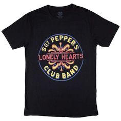 The Beatles Unisex T-Shirt: Painted Pepper Band Logo Cotton T-shirt For Fans, Cotton Band Logo T-shirt Fan Apparel, Band Logo T-shirt, Crew Neck, Fan Merchandise, Band Logo T-shirt Fan Merchandise Crew Neck, Band Logo Graphic Tee With Crew Neck, Graphic Tee With Band Logo And Crew Neck, Tri-blend T-shirt With Band Logo And Crew Neck, Graphic Tee With Band Logo For Fan Merchandise, Tri-blend Crew Neck T-shirt With Band Logo