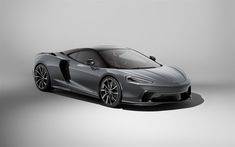 McLaren GTS, 4k, studio, 2024 cars, supercars, Gray McLaren GTS, hypercars, 2024 McLaren GTS, british cars, McLaren