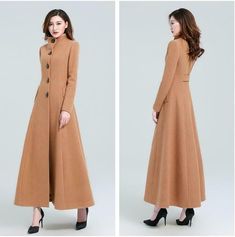 Women Cashmere Wool Coat   Condition: 100%  Brand new & High quality  Asian Size: S M L XL 2XL 3XL  Material: Wool Color: 8 Kinds Of Color Occasion : Casual, Fashion Dear friend: If you feel difficult to choose the size ,you can feel free to contact us, we will give you some suggestion,but it is for you reference only.   Payment   We only accept Paypal:  Auction Item Number, your Full Name and Shipping Address MUST be included in the Escrow payment. All payments are expected within 14  days afte Brown Outerwear With Stand Collar And Buttons, Long Brown Outerwear For Work, Winter Long Single Breasted Outerwear, Winter Long Single-breasted Outerwear, Single Breasted Long Winter Outerwear, Long Single-breasted Winter Outerwear, Fall Outerwear With Buttons And Stand Collar, Fall Solid Color Wool Coat, Brown Single Breasted Sweater Coat With Long Sleeves