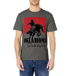 PRICES MAY VARY. Authentic Cowboy Style: Get your hands on our Oklahoma Smokershow merch featuring the essence of country music and Western country vibes Lightweight, Classic fit, Double-needle sleeve and bottom hem Casual T-shirt For Western-themed Fall Events, Crew Neck T-shirt For Western-themed Spring Events, Fitted Casual T-shirt For Western-themed Events, Casual Fitted T-shirt For Western-themed Events, Graphic Tee For Western-themed Spring Events, Fitted Graphic Print T-shirt For Rodeo, Spring Graphic Tee For Western-themed Events, Western Style Cotton T-shirt For Rodeo, Fitted Crew Neck T-shirt For Rodeo