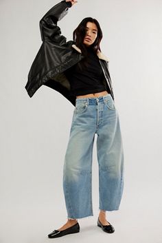 Shop our Citizens of Humanity Horseshoe Jeans at FreePeople.com. Boho clothing for the creative spirit- free worldwide shipping. Horseshoe Jeans Outfit, Horseshoe Jeans, Free People Heans, Citizens For Humanity Jeans, Citizens Of Humanity Kayla Shirt, Citizens Of Humanity Horseshoe Jeans, Citizens Of Humanity Jeans, Citizens Of Humanity, Jean Outfits