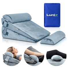 the lumiz travel pillow is designed to look like it has been rolled up