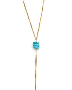 Add a little texture and charm to any outfit with our Hali Turquoise Beaded Lariat Necklace! This unique lariat design is adorned with turquoise beads and is waterproof for worry-free wear. Perfect for adding a pop of color to any outfit. Length: 18" + 8" Drop + 2" Extender Chain 18k Gold plated waterproof necklace chain Assorted Turquoise Beads Hypoallergenic Adjustable Turquoise Necklace For Summer, Turquoise Lariat Necklace As A Gift, Turquoise Lariat Necklace Gift, Adjustable Blue Lariat Necklace, Blue Adjustable Lariat Necklace, Turquoise Lariat Jewelry With Adjustable Chain, Blue Lariat Necklace With Adjustable Chain, Blue Adjustable Lariat Necklace For Gifts, Adjustable Blue Lariat Necklace As Gift