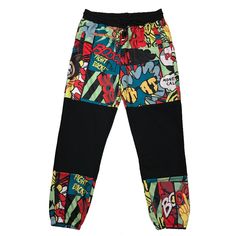 Men’s “Paid Comic” Track Pants. Sizes Small, Medium, Large, Xl. New With Tags. Great Quality. Fun Multicolor Cotton Pants, Urban Cotton Pants With Graphic Print, Casual Cotton Pants With Cartoon Print, Multicolor Graphic Print Cotton Bottoms, Urban Cotton Bottoms With Graphic Print, Casual Cotton Bottoms With Cartoon Print, Urban Graphic Print Cotton Bottoms, Multicolor Cotton Pants With Graphic Print, Multicolor Graphic Print Cotton Pants