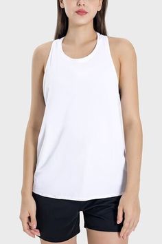 Stay active in style with our Round Neck Wide Strap Active Tank! Made with a comfortable round neck and wide straps, this tank top is perfect for any workout or active day. Look and feel your best while you achieve your fitness goals. Features: Basic style Sheer: Opaque Stretch: Slightly stretchy Material composition: 75% nylon, 25% spandex Care instructions: Machine wash cold. Tumble dry low. Imported Product measurements:4:Top Length 23.62 in, Bust 36.22 in6:Top Length 24.21 in, Bust 37.80 in8 Sporty Summer Tank Top With Wide Straps, Versatile Tank Strap Activewear For Sports, Versatile Activewear With Tank Straps For Sports, Summer Yoga Activewear With Wide Straps, Versatile Sports Activewear With Tank Straps, Summer Workout Tank Top With Wide Straps, Sporty Muscle Tee With Crew Neck For Yoga, Sporty Crew Neck Muscle Tee For Yoga, Summer Gym Tops With Wide Straps