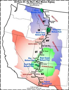 a map showing the major roads and towns