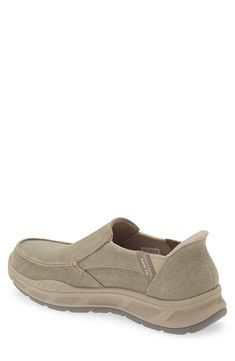 With a padded collar and stretchy insets, this slip-on sneaker keeps you effortlessly comfortable all day on a cushioned footbed. Textile upper/synthetic lining and sole Imported Slip-on Low-top Sneakers With Arch Support, Casual Ergonomic Slip-ons With Arch Support, Slip-on Slip-resistant Synthetic Sneakers, Walking Slip-on Sneakers With Arch Support, Slip-on Sneakers For Walking With Arch Support, Slip-on Sneakers With Arch Support For Walking, Synthetic Slip-on Sneakers With Arch Support, Ergonomic Cushioned Slip-on Shoes, Ergonomic Cushioned Slip-ons