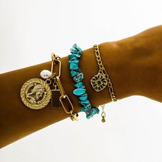 ✰ Materials: Eco-friendly resin / Leather ✰ No colour loss, no extra care needed ✰Safe for daily wear ✰Perfect for any occasion, including outdoor ✰ 100% nickel-free ✰Handmade with love by skilled artisans in HongKong ✰Mystical Blessings ✰Contain 3 bracelets The size of the bracelet can be adjusted directly, eliminating the trouble of not knowing the size！ Daily Wear, How To Introduce Yourself, Turquoise, Leather