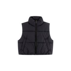 Experience ultimate warmth and style with our Black Cropped Puffer Vest! Made with high-quality materials, this vest provides ample insulation without compromising on style. Perfect for any winter adventure, its cropped design adds a trendy touch to any outfit. Stay warm and fashionable all season long! Brand: HYFVE Self: 75% Polyester/25% Nylon Filler: 100% Polyester Lining: 100% Polyester Hand Wash Cold/Dry Flat Sporty Vest Outerwear For Fall, Fitted Casual Vest For Cold Weather, Trendy Cold Weather Vest Outerwear, Trendy Cold Weather Vest, Trendy Vest For Cold Weather, Black Sleeveless Functional Outerwear, Versatile Sleeveless Vest For Winter, Black Outdoor Vest Outerwear, Fall Outdoor Vest Outerwear