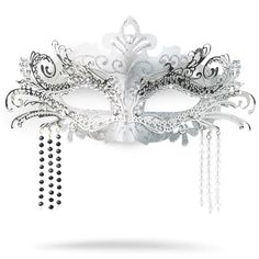 PRICES MAY VARY. ❤ ♕Intricate Detail♕ This gorgeous silver mask is carefully laden with shiny beads that sparkle bright and elegant without being overdone. This mask was made with great care to detail in a process that radiates in the final result. This Silver Queen of The Night mask will augment your Mystery and unleash your Glamour. 💖 ♕Impressive Style♕ You can pair this masks with a wide variety of outfits. They can go with an evening gown or with any Carnival, Mardi Gras or Halloween party Silver Rhinestone Eye Mask For Masquerade, Silver Rhinestone Eye Masquerade Mask, Silver Rhinestone Masquerade Mask For Carnival, Silver Halloween Costume Masks And Prosthetics, Silver Halloween Costume Mask, Halloween Silver Costume Masks And Prosthetics, Silver Costume Accessories For Halloween Masquerade, Silver Costume Masks For Halloween, Silver Masquerade Accessories For Halloween