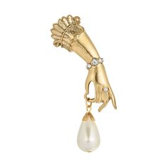 Belle Epoch Ladies Hand Teardrop Faux Pearl Pin Art Deco Women, Baroque Pearls Jewelry, Hand Pin, Belle Epoch, Jewelry 2023, Bag Scarf, Pave Bracelet, Scarf Jacket, 1928 Jewelry