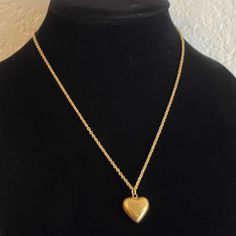 "The Cleo Puffy Heart Necklace ✨ 18\" gold filled oval link chain (if you need a custom length that isn't in the drop down menu, send me a DM!) 18k Gold Plated Stainless Steel Puffy Heart Tarnish Proof! hollow and comfortable to wear  Handmade with love! Unisex ✨" Valentine's Day Gold Chain Necklace With Heart Pendant, Valentine's Day Gold Heart Pendant Chain Necklace, Valentine's Day Heart Necklaces With Gold Chain, Valentine's Day Heart Necklace With Gold Chain, Valentine's Day Gold Chain Heart Necklace, Valentine's Day Heart Shaped Gold Chain Necklace, Valentine's Day Heart Pendant Necklace With Gold Chain, Valentine's Day Gold Heart Necklace With Gold Chain, Heart-shaped Gold Chain Jewelry Gift