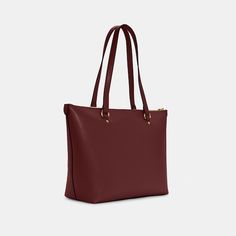 COACH OUTLET® | Gallery Tote Tote Bag Coach, Im Poppy, Coach Outlet, Inside Pocket, Zip Pockets, Bags Designer, Outlet, Tops Designs, Laptop