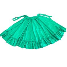 Solid Long Green Skirt, Made With Poplin Fabric. Known In Mexico As "Medio Vuelo" Is Commonly Used By Folkloric Dancers For Practice. It Is Also Great To Wear With Any Mexican Blouse, Costume, Etc. One Size Fits All, Even Plus Size. The Skirt Is Adjustable To Any Size. In This Listing We Have Skirts For Girls And Women’s. Folklorico Skirt, Long Green Skirt, Skirts For Girls, Mexican Blouse, Embroidered Skirt, Green Skirt, Poplin Fabric, Green Fashion, One Size Fits All