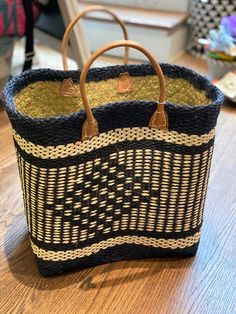 These gorgeous sisal bags are designed and produced in Cape Town South Africa. Each one is handmade and one of a kind, meaning slight variations in color and design. Sisal Bags, Street Swag, Top Handle Bags, Cape Town South Africa, Market Bag, Cape Town, Purses And Handbags, Top Handle, South Africa