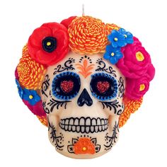 PRICES MAY VARY. Pack of 1 candle with character floral skull. Perfect size for cakes (Gift Box):7.1 in. X 6.3 in. X 5.9 in.Candle Size: Approx. 4.9 in. X 4.5 in. X 4.3 in. The exclusive design, handmade.It's a combination of floral and herbaceous smells Adorable for topping your birthday cake decoration at a curious and original designs are the perfect accessory for any cake! Great for birthday parties, events, festival celebrations, and more! Find out more at iLikePar, more surprises are waiti Day Of The Dead Mexico, Miniature Candles, Pumpkin Carving Contest, Specialty Candles, Birthday Cake Decoration, Skull Candle, Unique Candle, Home Room Decor, Festival Celebration