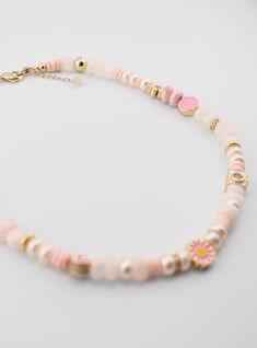 This necklace is versatile and suitable for casual gatherings. It adds a touch of refined femininity to any outfit, making it an ideal accessory to elevate your style. Every Piece is Unique . They are made by hand in Florida Outfit Making, Oils For Skin, Intense Workout, Flower Necklace, Makeup Routine, Pearl Jewelry, Pink Flowers, Elevate Your Style, Jewelry Collection