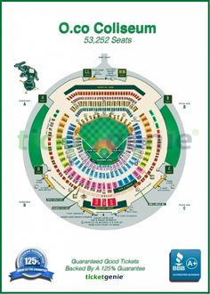 the o co colseum baseball stadium map