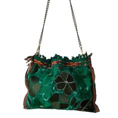 La Catrina Crossbody bag - SOLOLI Green Crossbody Shoulder Bag For Festivals, Green Crossbody Bag For Festival, Bohemian Pouch Shoulder Bag With Cell Phone Pocket, Bohemian Shoulder Bag With Cell Phone Pocket, Bohemian Crossbody Shoulder Bag With Cell Phone Pocket, Artisan Green Shoulder Bag For Everyday Use, Festival Crossbody Mobile Phone Bag, Bohemian Bags With Cell Phone Pocket For Festival, Bohemian Style Bag With Cell Phone Pocket For Festivals