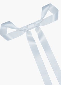 a white ribbon tied on top of each other