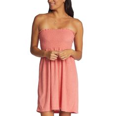 Get Ready To Stun In The Sun When You Pull On This Juniors' Strapless Cover-Up Dress From Roxy. Imported Pull-On Styling; Straight Neckline Smocked Bodice Unlined Condition: New With Tags, Never Washed Worn Or Owned. Category: Apparel & Accessories > Clothing Manufacturer: Roxy Size: Us Juniors' Medium Color: Pink Shipping: Arrives In 3 To 4 Business Days Via Usps First Class. Priority Shipping Is Available At Checkout. All Orders Ship Out Within 24 Hours. We Offer Hassle Free Automated Returns, Summer Bandeau Beach Mini Dress, Summer Bandeau Mini Dress For Beach, Summer Bandeau Mini Dress For Vacation, Bandeau Sundress For Vacation, Strapless Mini Dress For Spring Beach, Strapless Mini Dress For Vacation, Bandeau Mini Dress For Vacation, Chic Strapless Sundress For Beach, Summer Vacation Strapless Mini Dress