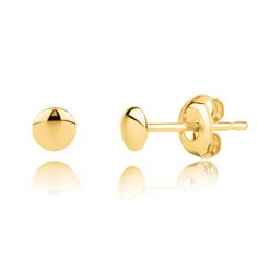 PRICES MAY VARY. SOLID GOLD EARRING - These 14k solid gold stud earrings measure 4MM and are made of real gold and stamped with "14K" on the post. 14k stud earrings can be stacked with other pieces, making them a versatile addition to your jewelry collection. SUPER SECURE & COMFORTABLE: Designed for 24/7 wear, these real gold stud earrings ensure both security and comfort, allowing you to effortlessly flaunt them day and night. HYPOALLERGENIC & NON-TARNISHING: These gold earrings for girls are 1 Gold Earrings For Women, Solid Gold Earrings, Gold Dots, Broken Chain, Girls Earrings, Gold Studs, Gold Earrings Studs, Jewelry Earrings Studs, Post Earrings