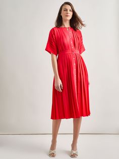 Midi Fit & Flare Dress - Hand Pleated Woven
SKU: K6502E-24R61-S
$298 Formal A-line Dress With Covered Buttons, Pleated A-line Midi Dress For Daywear, Elegant A-line Shirt Dress With Button Closure, Fitted Pintuck Midi Dress For Daywear, Fitted Pintucks Midi Dress For Daywear, Fitted Midi Dress With Pintucks For Daywear, Red Formal Dress With Pleated Waist, Fitted Midi-length Dress With Pintucks, Elegant Fitted Shirt Dress With Pleated Hem