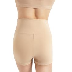 Elevate your dance game in the High Waisted Short. Made of a nylon and spandex blend that is both soft and resilient, these shorts feature an elastic-free waist that can be left as is or folded over for a low-rise look. Perfect for studio, gym, and everyday wear. Available in both adult and child sizes. Compressive Smoothing High-waisted Shorts, Fitted High-waisted Shapewear Biker Shorts, Fitted High-waisted Biker Shorts Shapewear, Fitted Smoothing Tights Short Length, High Stretch Shapewear With Built-in Shorts, High Waist Smoothing Fitted Shorts, Fitted Smoothing Short Length Tights, Fitted Shapewear Shorts, Fitted Solid Color Shapewear Shorts