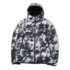 Men's Nike Down-fill Windrunner Shield Sports Stay Warm Hooded Jacket Down Jacket White CU4407-133 Sporty Hooded Puffer Jacket With Pockets, Urban Puffer Jacket For Winter Sports, Sporty Puffer Jacket With Drawstring Hood For Outdoor, Windproof Sports Parka For Fall, Fall Sports Windproof Parka, Urban Hooded Sport Coat For Outdoor, Sports Puffer Jacket With Pockets, Hooded Athleisure Puffer Jacket For Outdoor, Nike Hooded Puffer Jacket For Winter Sports