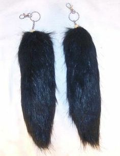 Novelty Keychains, Fox Tails, Fox Tail, Black Fox, Animal Fur, The Black Keys, Design Toscano, Fake Fur, Real Fur