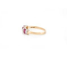 This is part of Chairish’s Fine Jewelry assortment.  Genuine Alternating Ruby Diamond Wedding Band Ring in 18K Gold symbolizes the everlasting love between a couple. It shows the infinite love you have for your partner. The round shape represents love which will continue and makes your promises stay forever. Ruby improves mental strength.  Lightweight and gorgeous, this is a perfect Ruby Band. It can be a Bridal Shower Gift, Band Gift, Gift For Sister, Mother Daughter Gift, Bride To Be Gift, Bri Luxury Couple Rings For Promise, Luxury Promise Couple Rings, Luxury Couple Promise Rings, Classic Ruby Ring With Halo Design For Promise, Heirloom Three Stone Ruby Ring For Anniversary, Fine Jewelry Birthstone Ring With Open Band For Anniversary, Classic Infinity Ring For Anniversary, Diamond Half Eternity Birthstone Ring For Anniversary, Classic Three Stone Ruby Ring For Anniversary