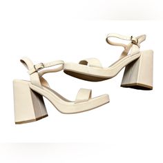 Dream Pairs Chunky Open Toe Nude Tan W Ankle Strap Sandals Heels, Sz 7.5. Ankle Strap Closure. Heel Measurement In Pictures. Nwob. New To Poshmark? Please Sign Up Using Our Code Jaxxandgee And Redeem $10 Off Your First Purchase! Trendy Beige Ankle Strap Block Heels, Cream Heels With Buckle Closure And Open Heel, Cream Open Heel Heels With Buckle Closure, Beige Platform Heels With Ankle Strap, Beige Open Toe Platform Block Heels, Cream Ankle Strap Heels With Buckle, Cream Ankle Strap Heels With Buckle Closure, Beige Block Heels With Reinforced Heel, Cream Platform Heels With Square Toe