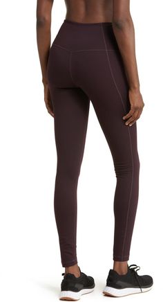 Zella Live In High Waist Leggings | Nordstrom Moisture-wicking Compression Activewear With 5-inch Inseam, Sporty Stretch Activewear With 5-inch Inseam, Activewear With Comfort Waistband And 5-inch Inseam For Sports, Athleisure Activewear With Contoured Waistband, Full Length Athleisure Leggings With Ribbed Waistband, Full Length Ribbed Waistband Athleisure Leggings, Compression Athleisure Leggings With 5-inch Inseam, Full-length Sports Leggings With Ribbed Waistband, Sports Leggings With Ribbed Waistband Full Length