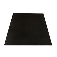 a black rubber mat on a white background