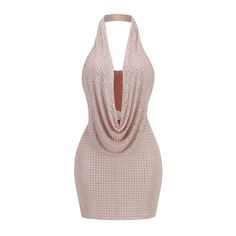 Opt for a bold and glamorous look with the Trend4us Sparkling Halter Backless Draped Dress. Featuring alluring backless and halter design, this dress is perfect for any special occasion. The sparkling fabric adds a touch of elegance, making you stand out from the crowd. Embrace your inner diva and make a statement in this stunning dress. Size chart: Specification: Pattern Type: Solid Style: Sexy & Club Feature: Sustainable, Washable Waistline: Natural Neckline: Halter Dresses Length: Mini Silhouette: Straight Sleeve: Sleeveless Decoration: Beading Weaving Method: Woven Material: 100% Polyester Fabric Type: Satin Place of Origin: China Printing Methods: None Season: Summer Model Number: SB2709 Sleeve Style: Sleeveless Color: As Picture Quality: High Quality Size: XS-L Shipping: DHL, EMS, UP Mini Tight Dress, Sparkling Fabric, Casual Glamour, Halter Dresses, Tight Mini Dress, Long Sleeved Dress, Glamorous Look, Sleeved Dress, Halterneck Dress