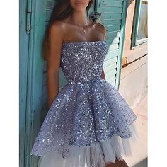 Silhouette:A-Line; Hemline / Train:Short / Mini; Closure:Zipper UP; Built-In Bra:Yes; Embellishment:Sequin; Fabric:Tulle,Sequined; Sleeve Length:Sleeveless; Tips:Colors may vary slightly due to different monitor settings,Professional dry cleaner only; Boning:No; Style:Sparkle,Princess; Occasion:Cocktail Party,Holiday,Birthday,Graduation; Neckline:Strapless; Front page:Homecoming Dresses; Listing Date:06/26/2024 Purple Bandage Dress, Prom Dress Tulle, Long Sleeve Bandage Dress, Sequin Homecoming Dress, Dresses Fancy, Sequin Short, Dress Tulle, Short Prom Dress, Short Cocktail Dress