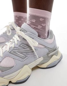 New Balance 9060 sneakers in light gray | ASOS New Balance 9060, Grey Fashion, Light Gray, New Balance, Blue Grey, Metallic Silver, Light Grey, Asos, Light Blue