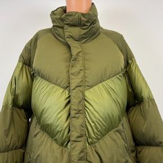 Nike Sportswear Down Puffy Jacket Size 2x Large Tall Measurements (Inches): Armpit-Armpit: 28" Top-Bottom: 37" New With Tag Functional Green Down Outerwear, Functional Green Puffer Jacket With Long Sleeves, Green Sporty Puffer Outerwear, Sporty Green Puffer Outerwear, Green Puffer Outerwear For Outdoor, Green Down Outerwear For Streetwear, Functional Green Long Sleeve Puffer Jacket, Green Puffer Outdoor Outerwear, Green Down Puffer Outerwear