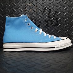 Converse Chuck Taylor All-Star 70 Hi University Blue 171566c Size 10.5 No Box......(Kp29) Light Blue High-top Sneakers With Rubber Sole, Blue High-top Sneakers With Laces, Blue High-top Sneakers, Retro Blue Sneakers With Vulcanized Sole, Sporty Blue Canvas Shoes With Speckled Midsole, Blue High-top Sneakers For Sports With Speckled Midsole, Retro Blue High-top Sneakers For Sports, Blue Retro High-top Sneakers For Sports, Retro Light Blue Low-top Sneakers