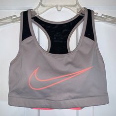 New Without Tags! Nike Sports Bra With Removable Pads. Body Is 88% Recycled Polyester, 12% Spandex. Mesh Is 81% Polyester, 19% Spandex. Machine Wash. Ce Nike Sports Bra, Gym Outfit, Women's Intimates, Nike Women, Mesh, Sports Bra, Nike, Women Shopping, Clothes