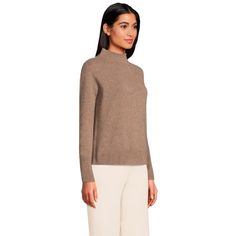 Add a luxe look to your casual wardrobe with this women's Lands' End cashmere funnel neck sweater. Click on this WOMEN'S GUIDE to find the perfect fit and more! Add a luxe look to your casual wardrobe with this women's Lands' End cashmere funnel neck sweater. Click on this WOMEN'S GUIDE to find the perfect fit and more! FEATURES Inner Mongolian 2-ply cashmere feels softer over time Straight hem Ribbed cuffs Long sleeves Funnel neckFIT & SIZING Straight fit 23-in. length from shoulder to hemFABRI Funnel Neck Sweater, Plus Size Shorts, Funnel Neck, Lands End, Casual Wardrobe, Funnel, Plus Size Tops, Short Pants, Plus Size Dresses