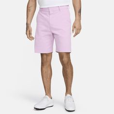 From driving range to course to clubhouse, do it all in the Nike Tour Chino Golf Shorts. Cut with a relaxed and streamlined fit, they help you feel confident through each swing with stretchy, sweat-wicking woven fabric. Got a scorecard, yardage book and tees? There's plenty of pockets for your essentials. Spring Golf Bottoms With Built-in Shorts, White Bottoms For Golf In Spring, White Spring Golf Bottoms, Fitted Golf Shorts For Spring, Athleisure Golf Shorts With Moisture-wicking, Athleisure Moisture-wicking Golf Shorts, Sporty Golf Bottoms For Spring, Moisture-wicking Athleisure Shorts For Golf, Casual Nike Golf Bottoms